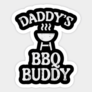 Daddys Bbq Buddy Cute Barbecue Family Match Boys Girls Kids Sticker